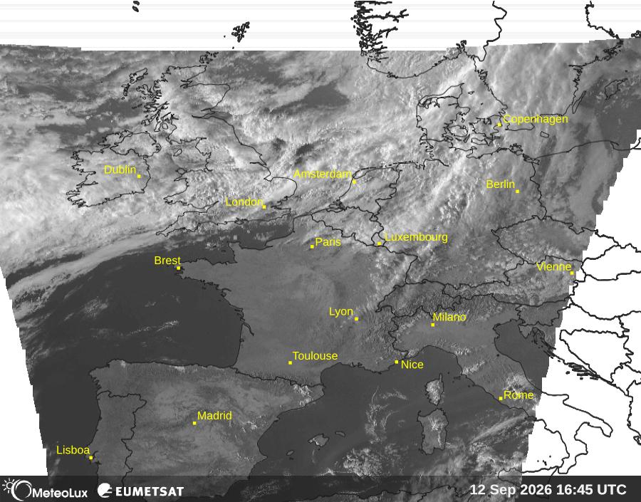 Wiedergabe von visuellen Satellitenbildern