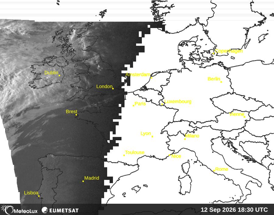 Wiedergabe von visuellen Satellitenbildern
