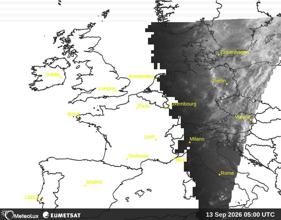 Wiedergabe von visuellen Satellitenbildern
