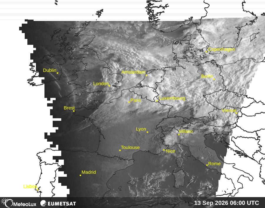 Wiedergabe von visuellen Satellitenbildern
