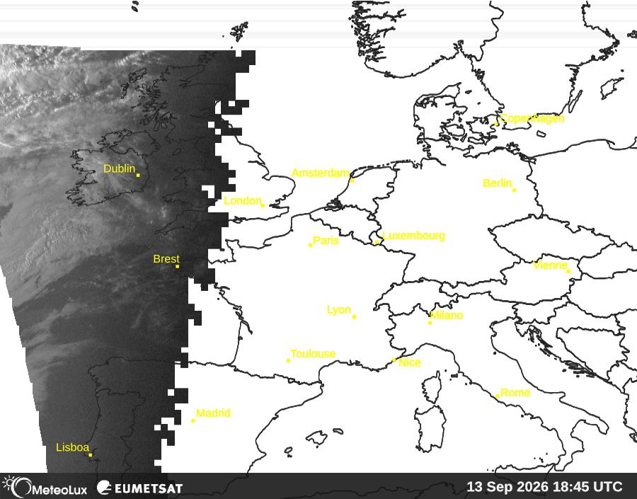 Wiedergabe von visuellen Satellitenbildern