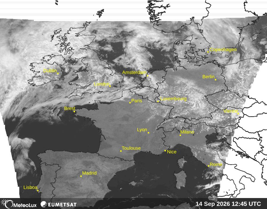 Wiedergabe von visuellen Satellitenbildern