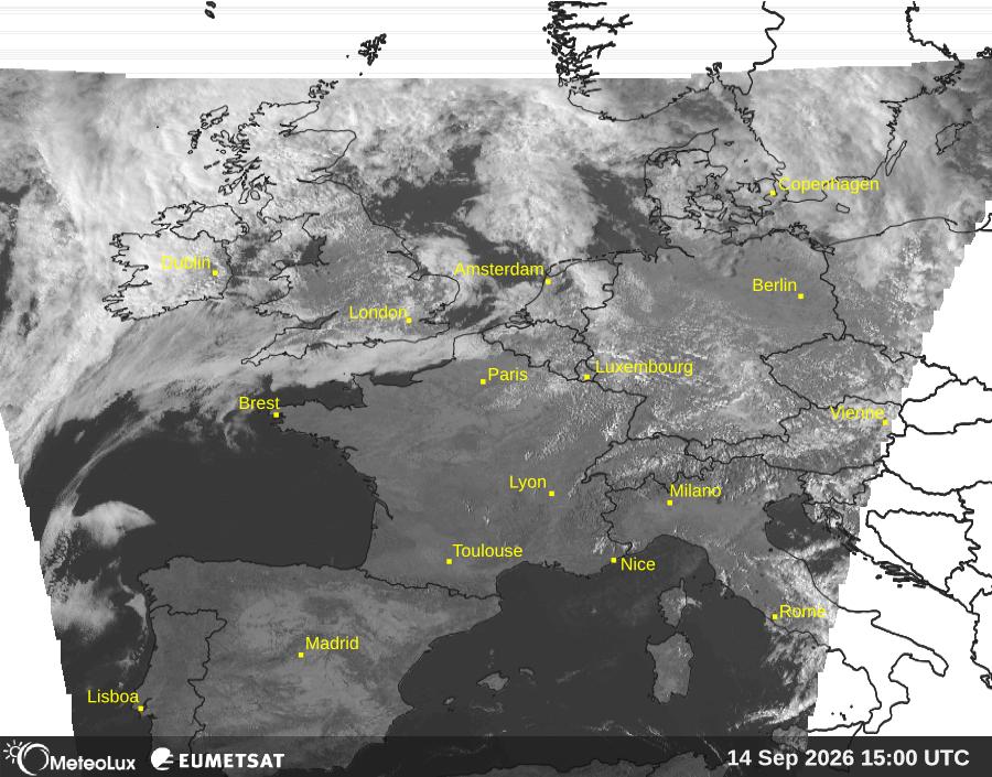 Wiedergabe von visuellen Satellitenbildern