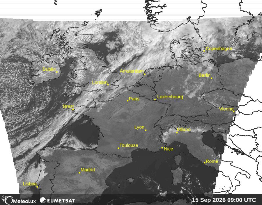 Wiedergabe von visuellen Satellitenbildern