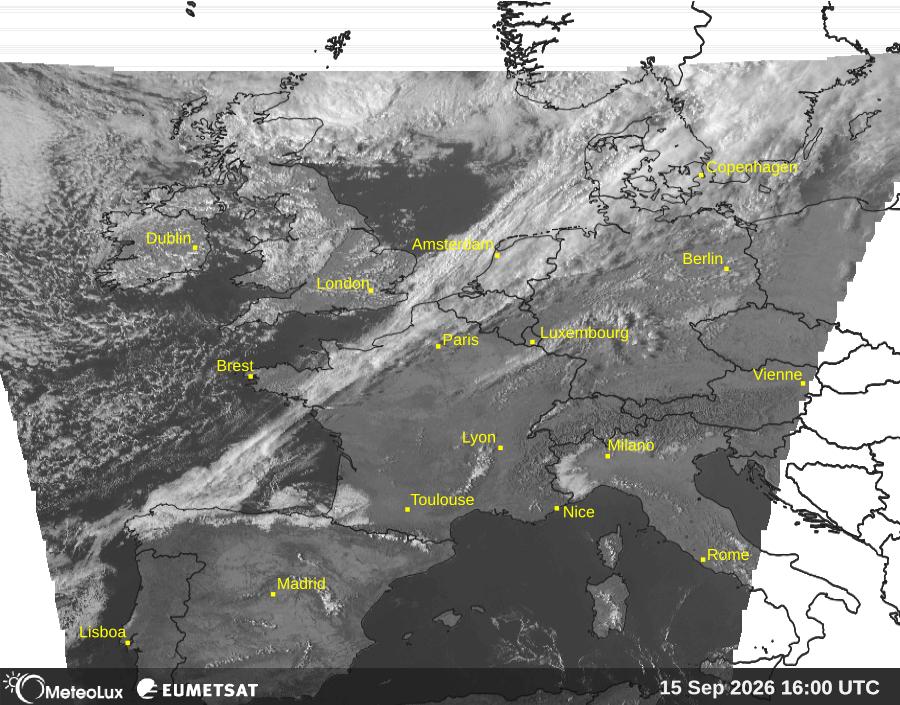 Wiedergabe von visuellen Satellitenbildern