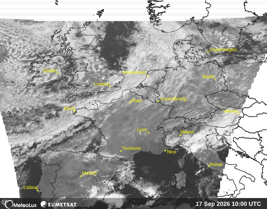 Wiedergabe von visuellen Satellitenbildern