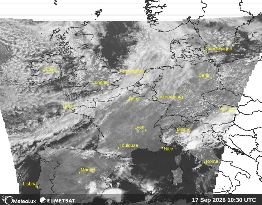 Wiedergabe von visuellen Satellitenbildern
