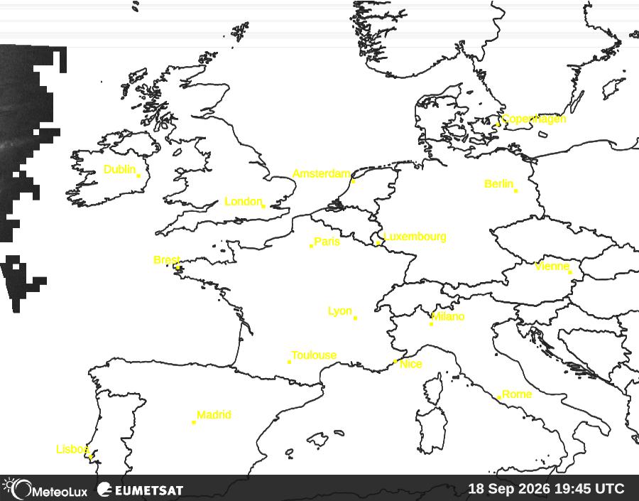 Wiedergabe von visuellen Satellitenbildern