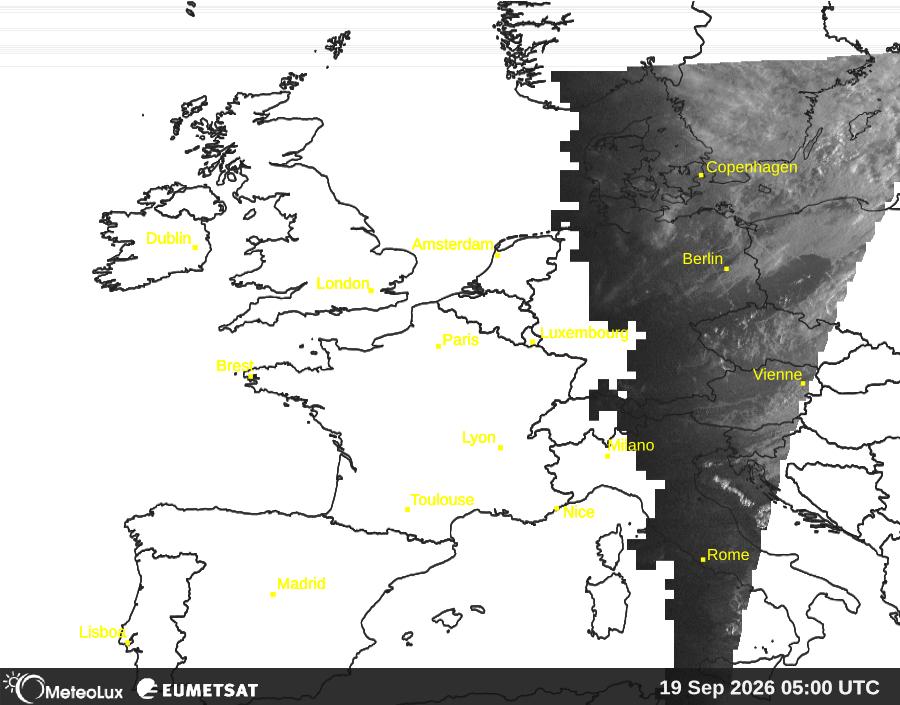 Wiedergabe von visuellen Satellitenbildern