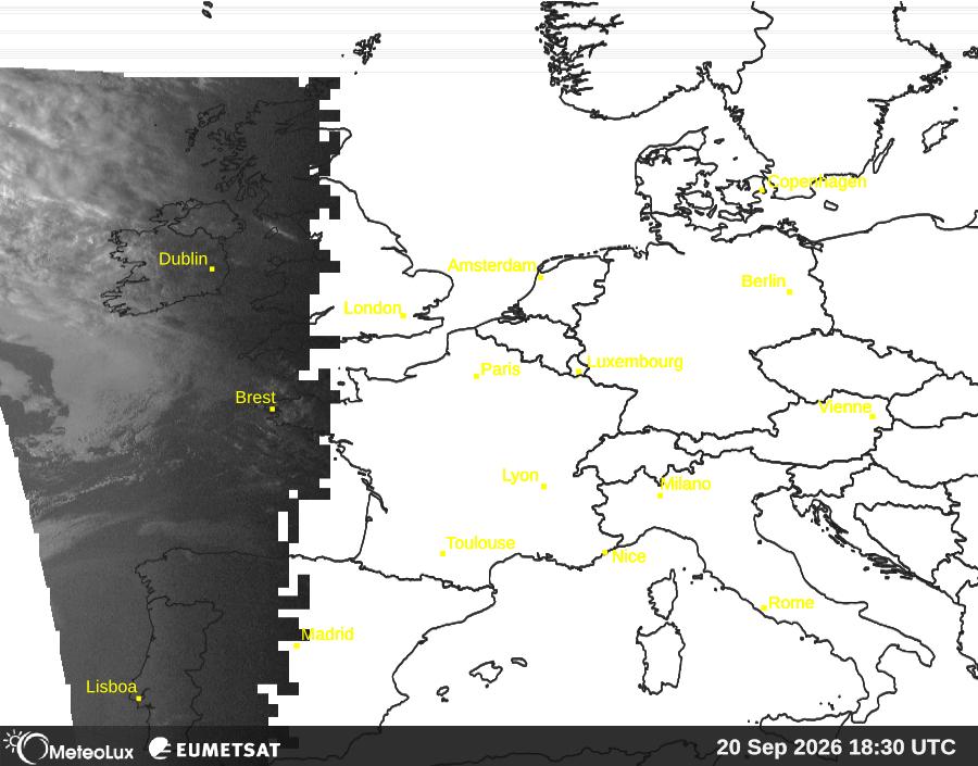 Wiedergabe von visuellen Satellitenbildern