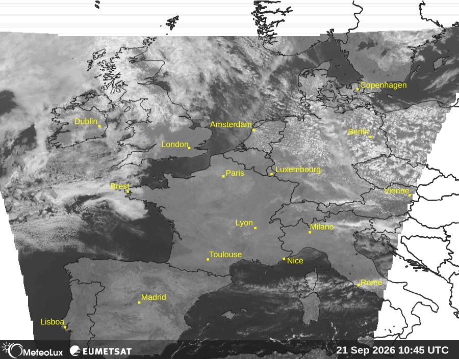 Wiedergabe von visuellen Satellitenbildern
