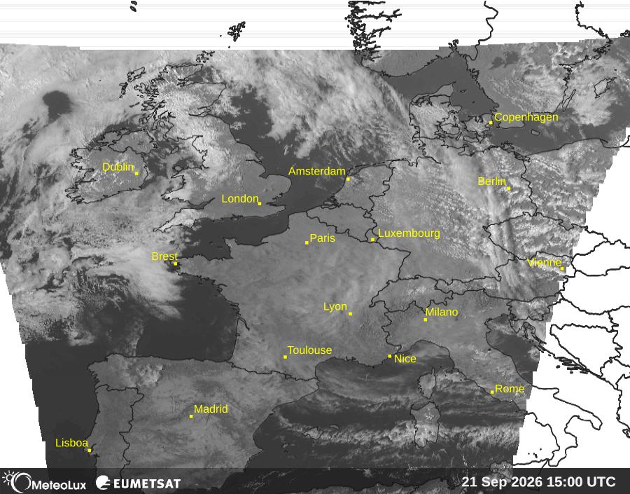 Wiedergabe von visuellen Satellitenbildern