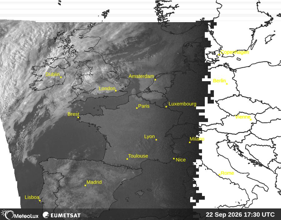 Wiedergabe von visuellen Satellitenbildern
