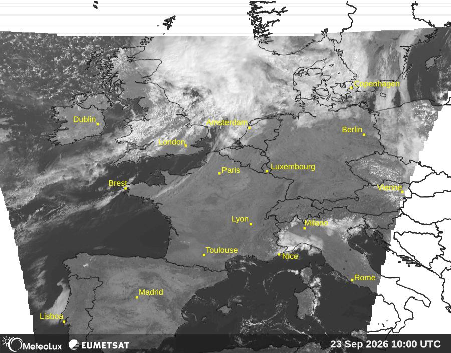 Wiedergabe von visuellen Satellitenbildern