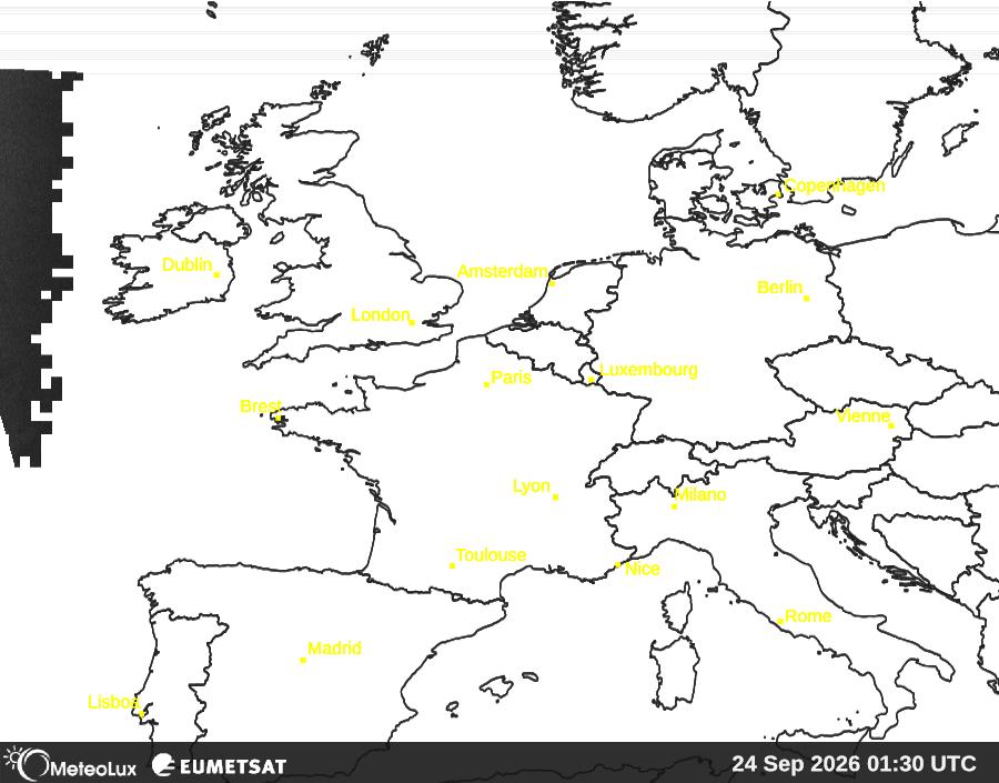 Wiedergabe von visuellen Satellitenbildern
