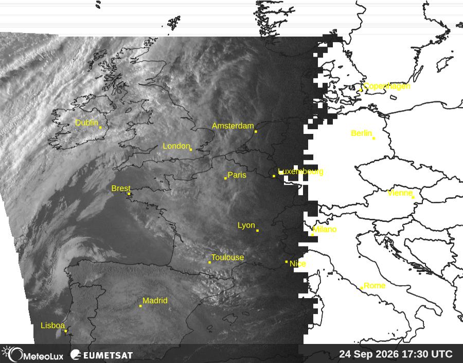 Wiedergabe von visuellen Satellitenbildern