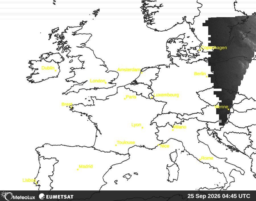 Wiedergabe von visuellen Satellitenbildern