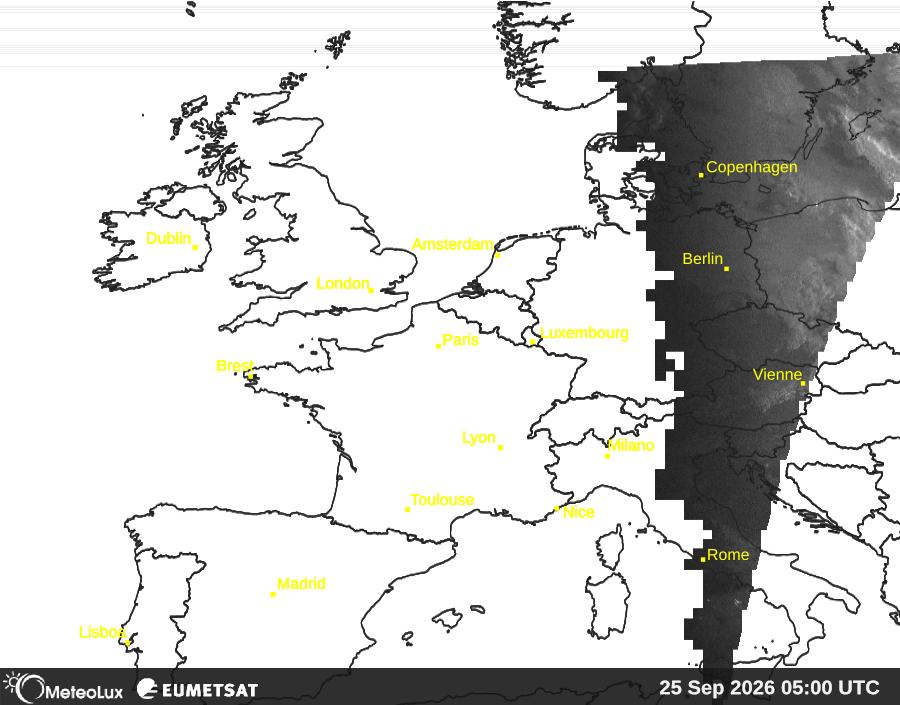 Wiedergabe von visuellen Satellitenbildern