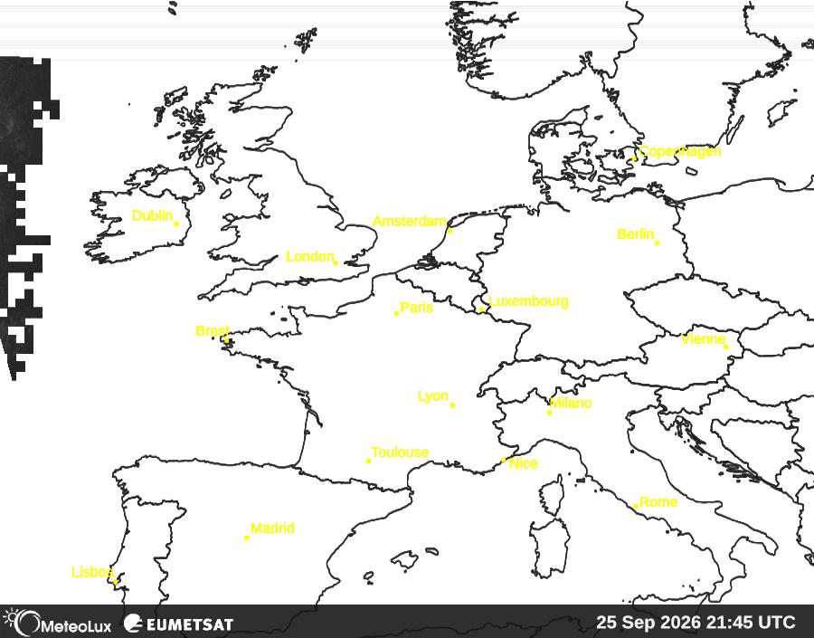 Wiedergabe von visuellen Satellitenbildern