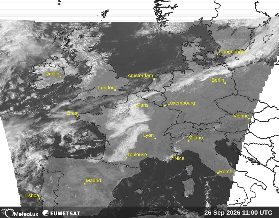 Wiedergabe von visuellen Satellitenbildern