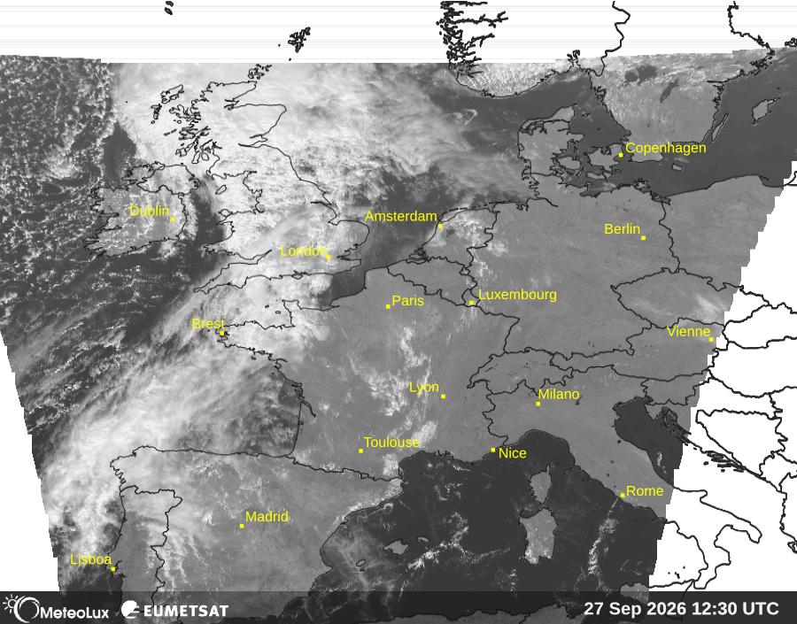 Wiedergabe von visuellen Satellitenbildern