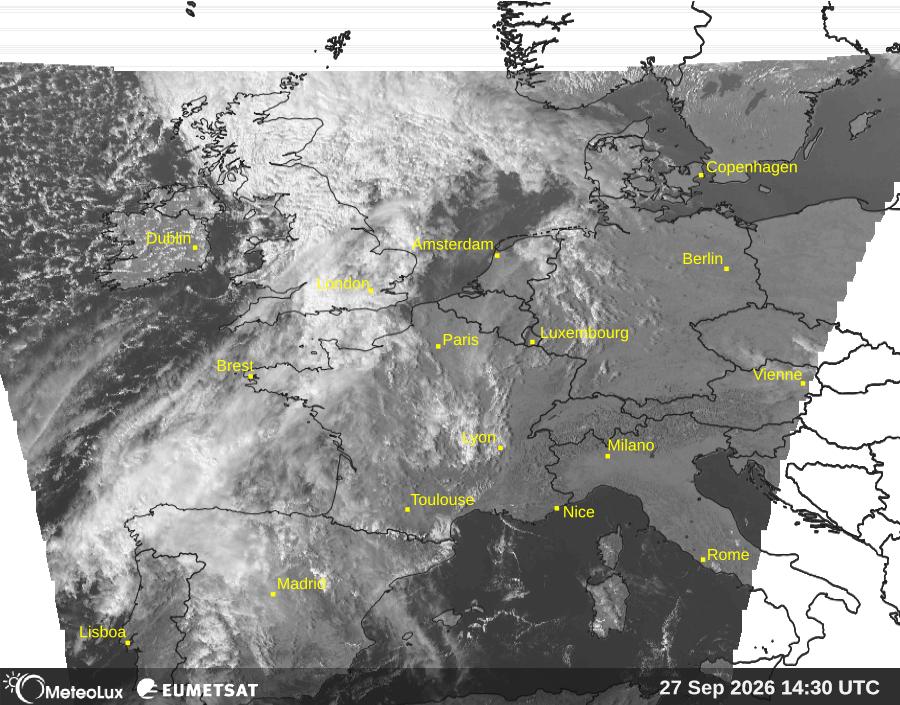 Wiedergabe von visuellen Satellitenbildern
