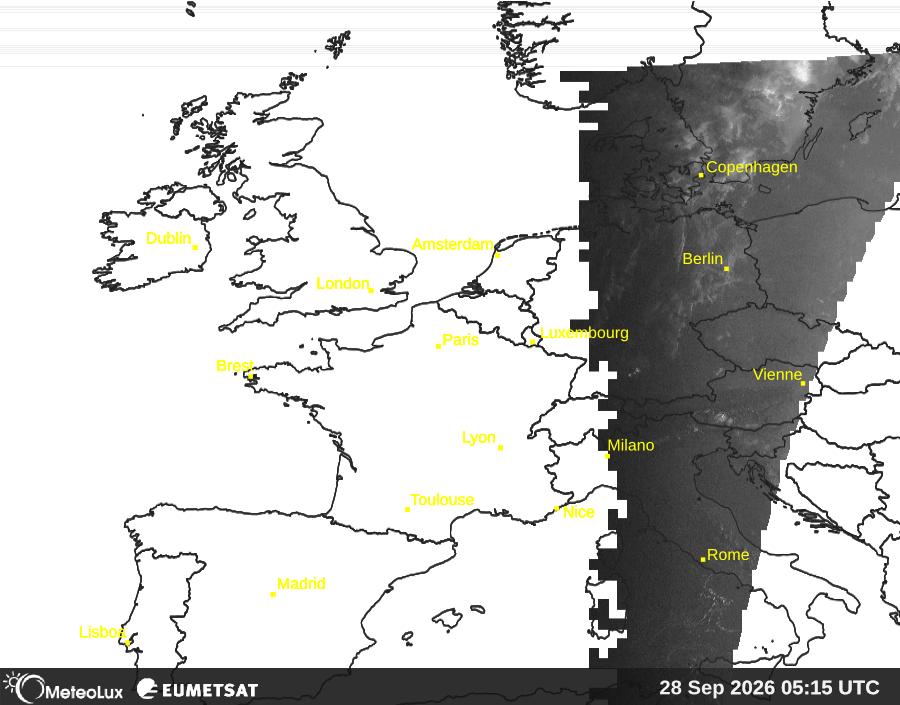 Wiedergabe von visuellen Satellitenbildern