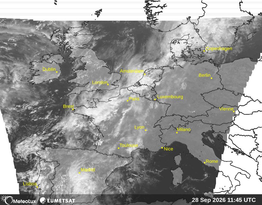 Wiedergabe von visuellen Satellitenbildern