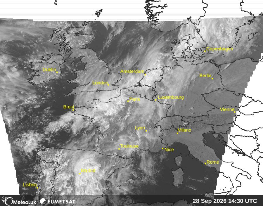 Wiedergabe von visuellen Satellitenbildern