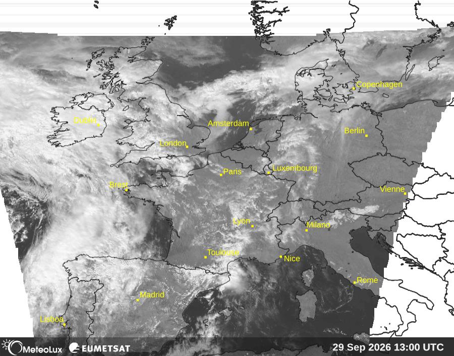 Wiedergabe von visuellen Satellitenbildern