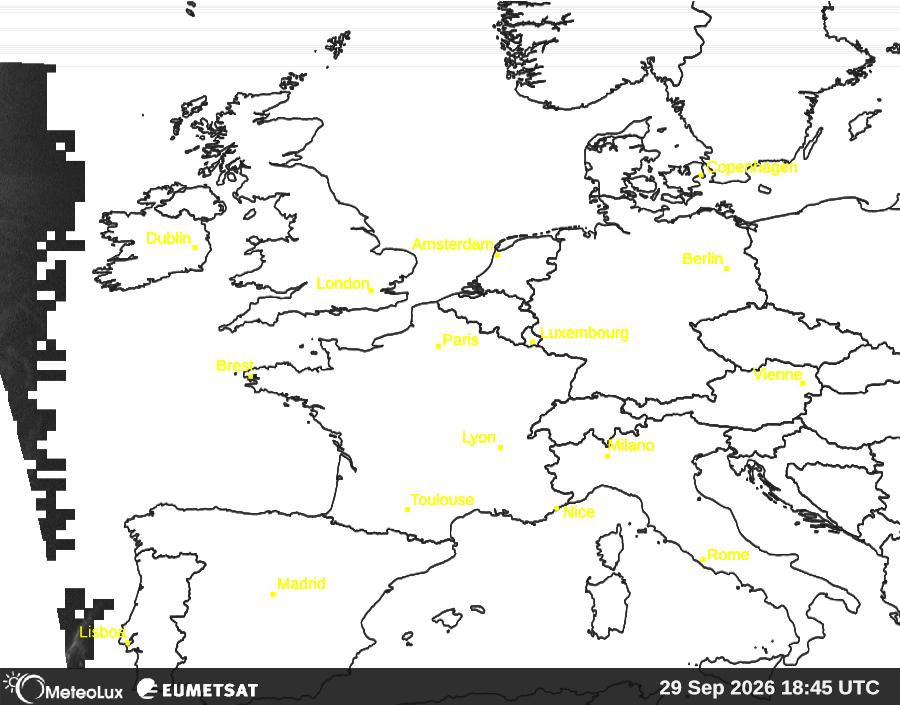 Wiedergabe von visuellen Satellitenbildern