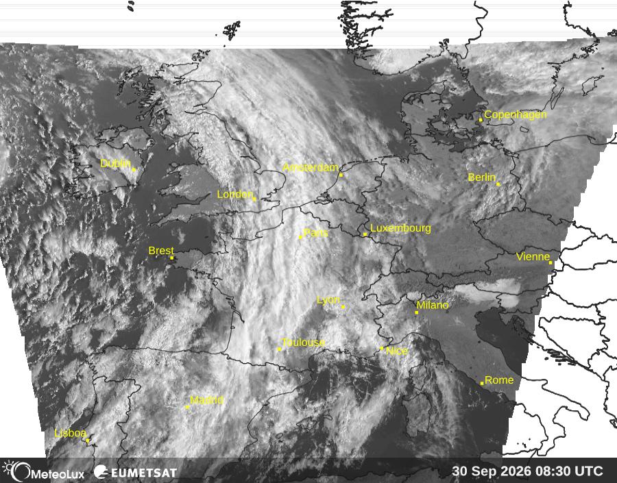 Wiedergabe von visuellen Satellitenbildern