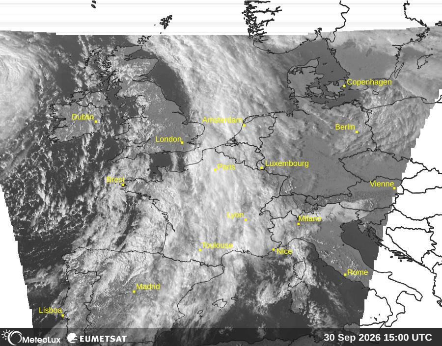 Wiedergabe von visuellen Satellitenbildern