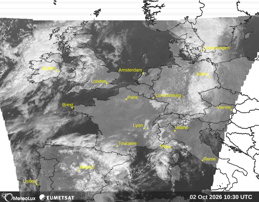 Wiedergabe von visuellen Satellitenbildern