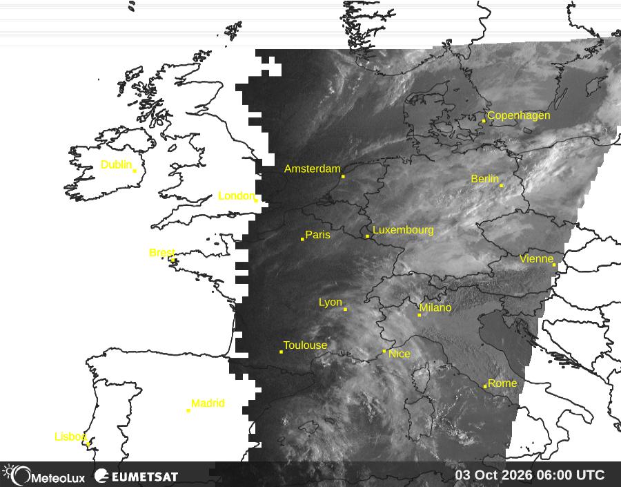 Wiedergabe von visuellen Satellitenbildern