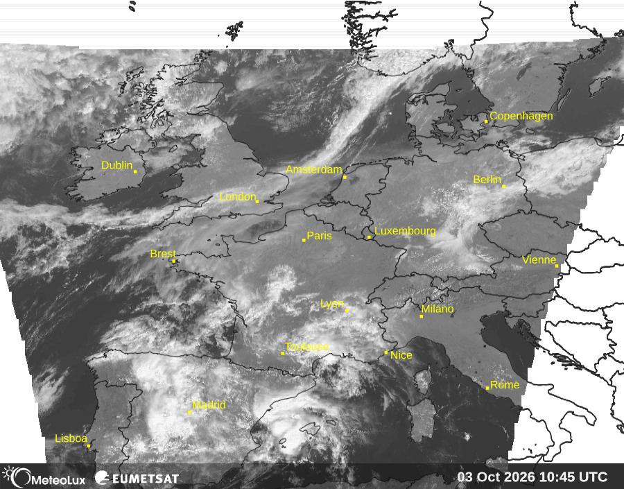 Wiedergabe von visuellen Satellitenbildern