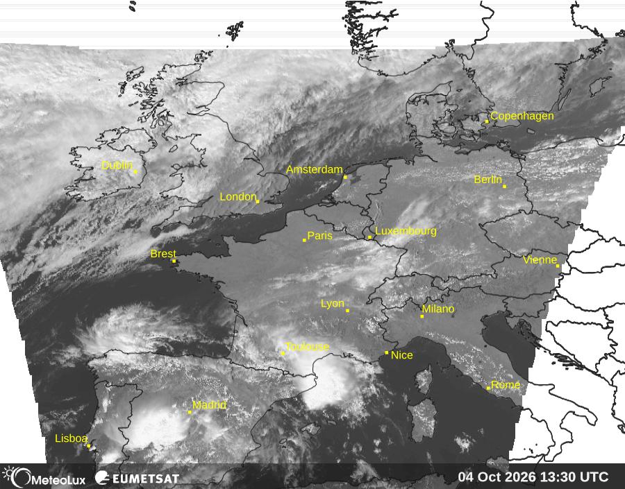 Wiedergabe von visuellen Satellitenbildern