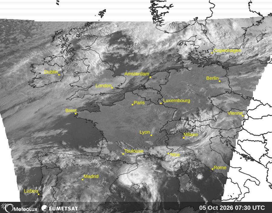 Wiedergabe von visuellen Satellitenbildern