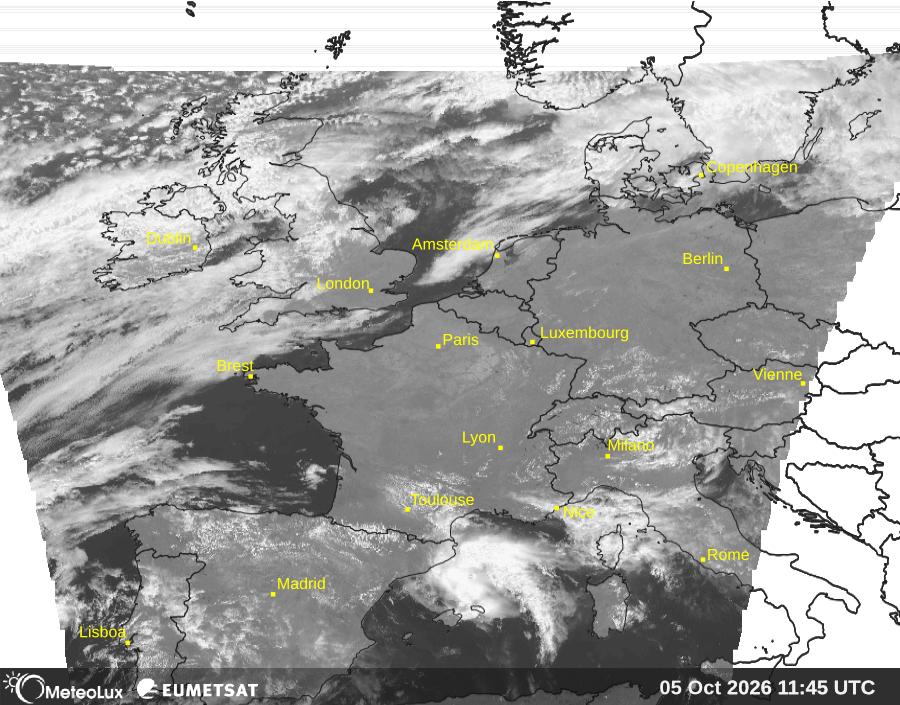 Wiedergabe von visuellen Satellitenbildern