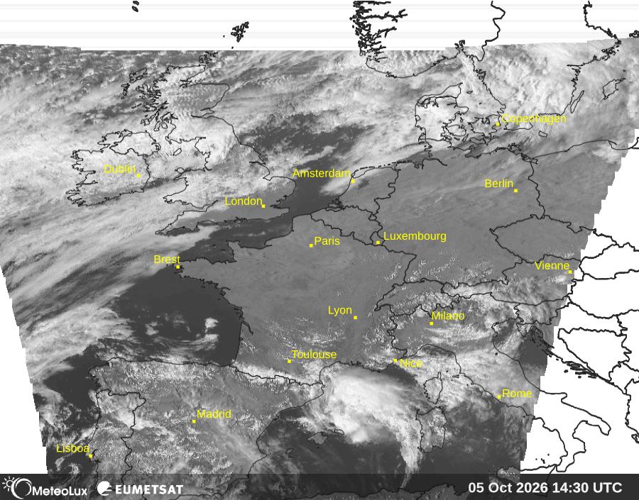 Wiedergabe von visuellen Satellitenbildern