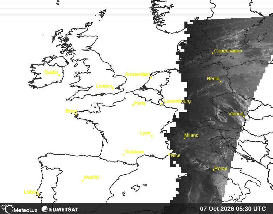 Wiedergabe von visuellen Satellitenbildern