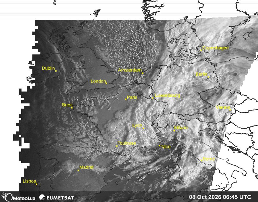 Wiedergabe von visuellen Satellitenbildern