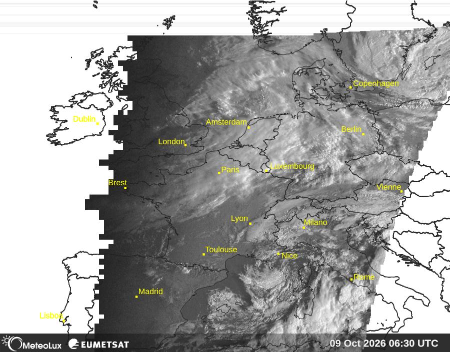 Wiedergabe von visuellen Satellitenbildern