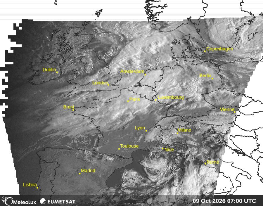 Wiedergabe von visuellen Satellitenbildern