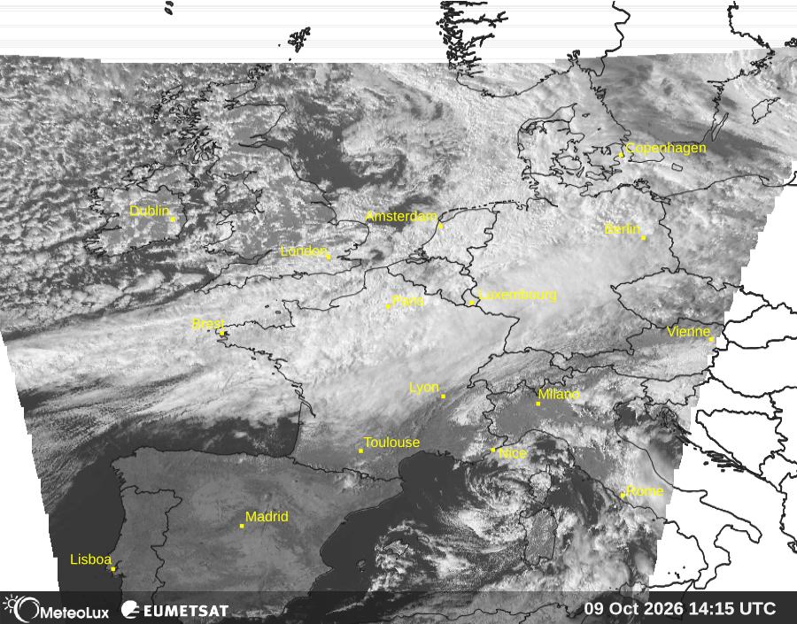 Wiedergabe von visuellen Satellitenbildern