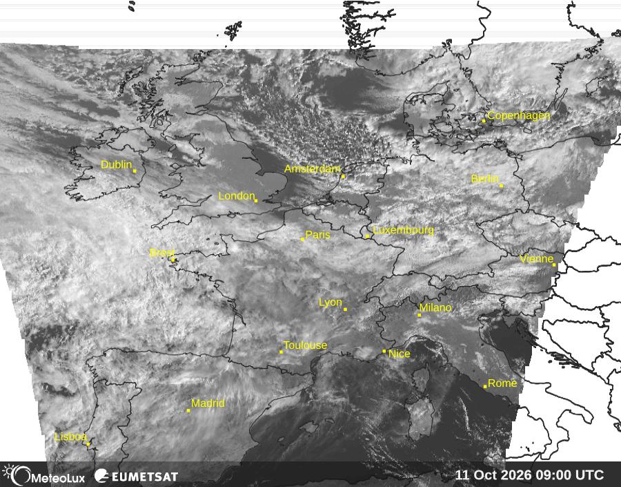 Wiedergabe von visuellen Satellitenbildern