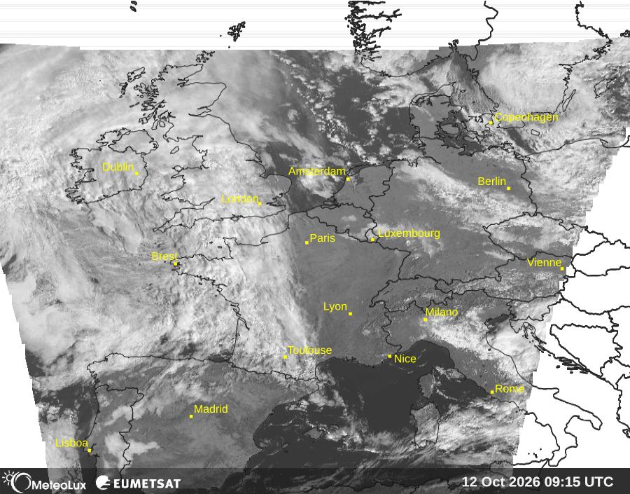 Wiedergabe von visuellen Satellitenbildern