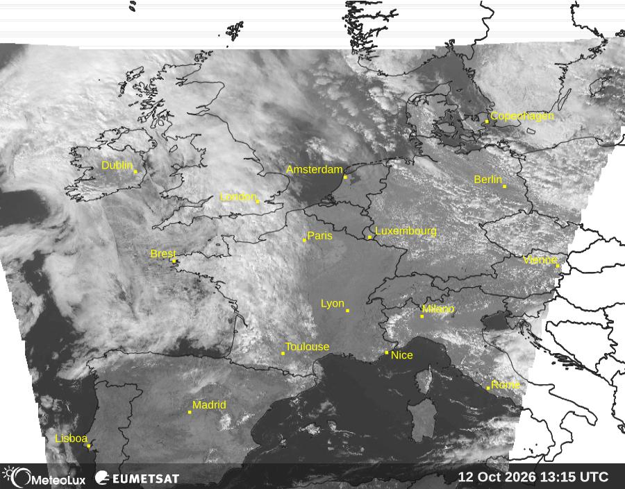 Wiedergabe von visuellen Satellitenbildern