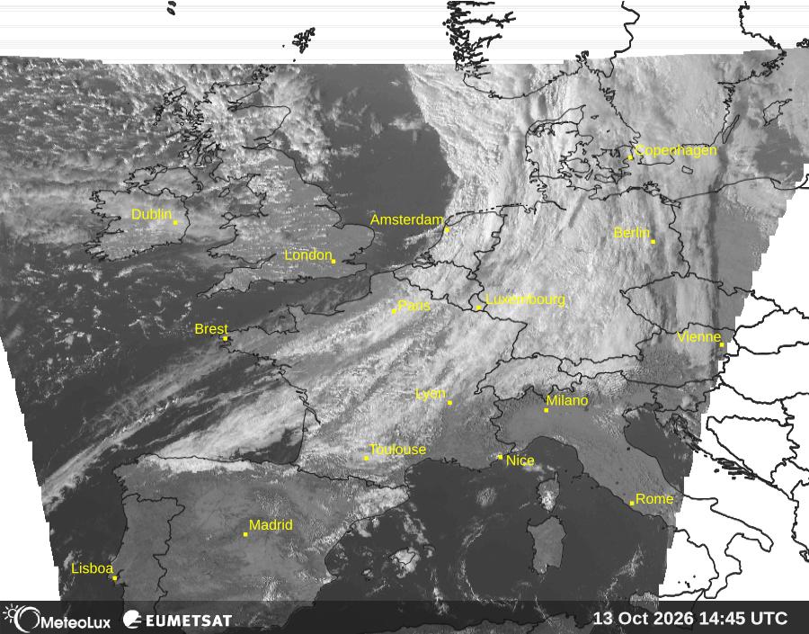 Wiedergabe von visuellen Satellitenbildern