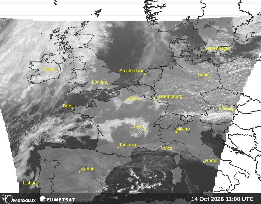 Wiedergabe von visuellen Satellitenbildern